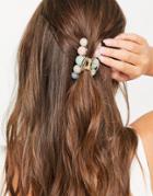 My Accessories London Hair Claw Clip In Multi Bobble Print
