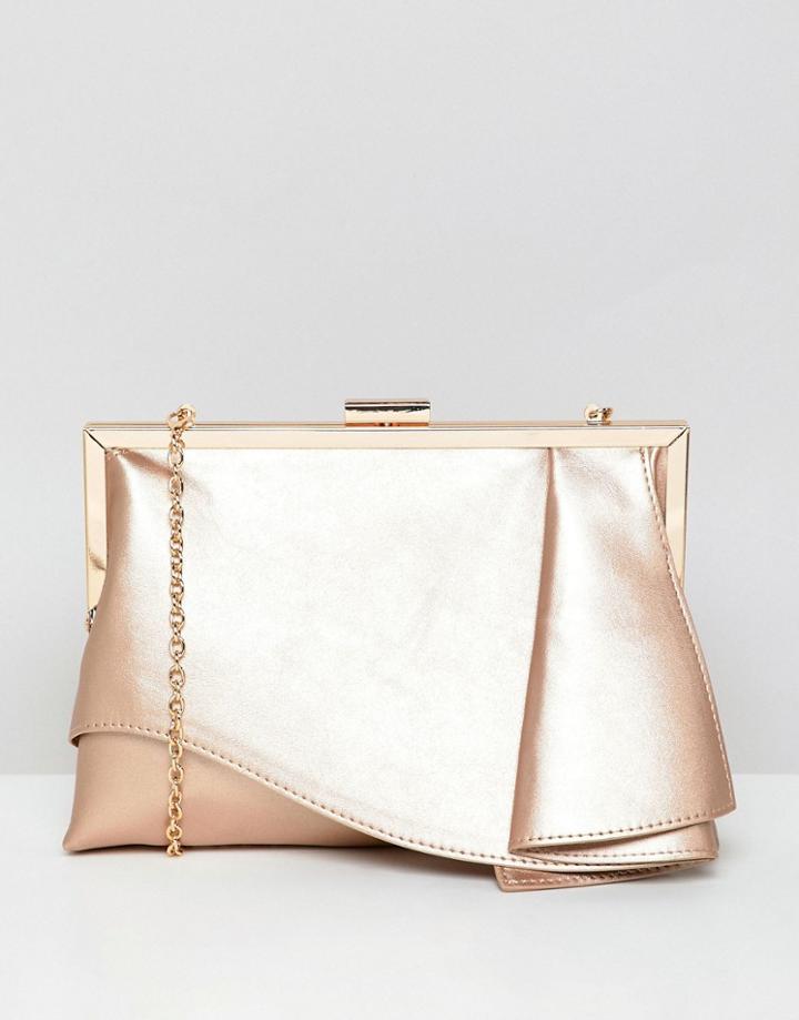 Coast Rae Ruffle Clutch Bag - Pink