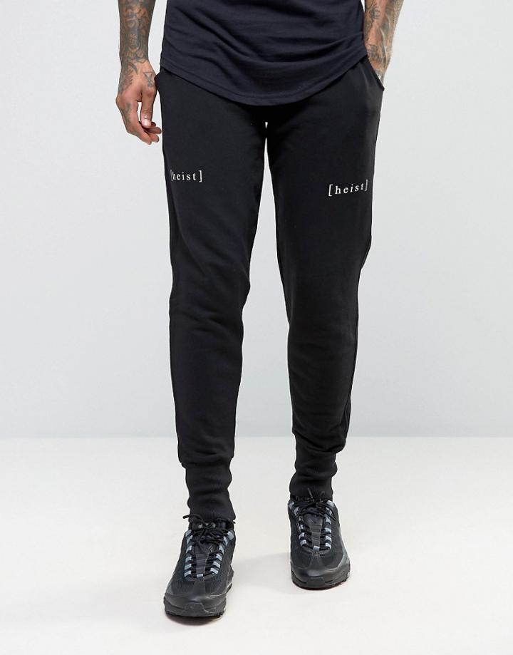 Heist Slim Fit Joggers - Black