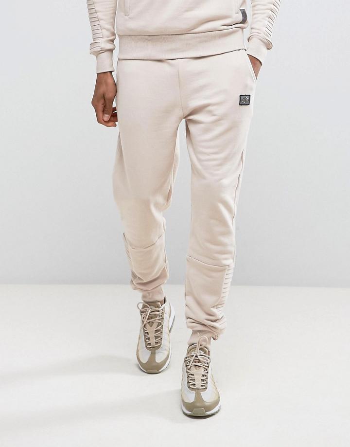 Divine Core Slim Fit Joggers - Tan