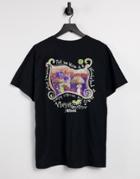 Vintage Supply Mushroom Back Print T-shirt In Black