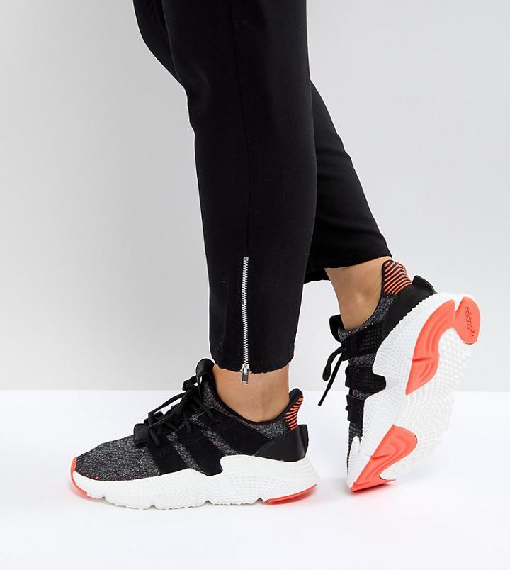 Adidas Originals Prophere Sneakers In Black And Pink - Black