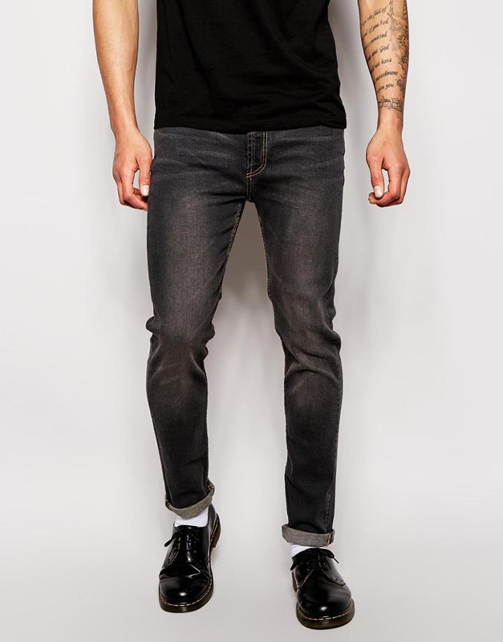 D-struct Skinny Jeans - Gray
