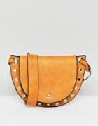Yoki Studded Saddle Bag - Yellow