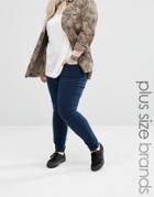 Brave Soul Plus Skinny Jeans - Blue