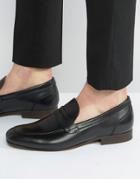 Hudson Reyes Leather Loafers - Black