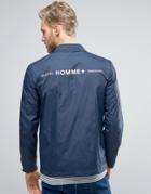 Selected Homme+ Light Weight Coach Jacket - Blue