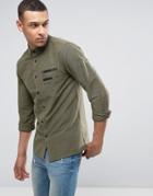 Jack & Jones Slim Fit Printed Shirt - Green