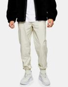 Topman Relaxed Pants In Ecru-white