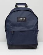 Nicce London Backpack In Navy - Navy