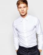 Selected Homme White Shirt In Slim Fit - White