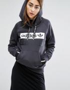 Adidas Originals Monochrome Trefoil Logo Hoodie - Black