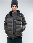 The North Face Nuptse2 Down Jacket In Woodland Print - Green