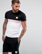 Good For Nothing T-shirt In White With Contrast Panels - White