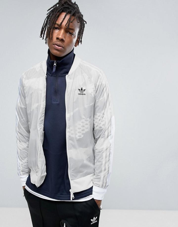 Adidas Originals La Pack Track Top In White Bp8975 - White