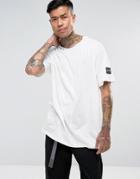 Night Addict Center Seam T-shirt - White