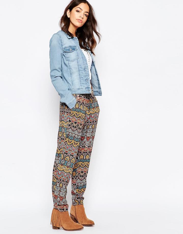 Only Tapestry Print Relaxed Pants - Tapestry