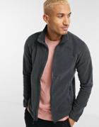 The North Face 100 Glacier Full Zip Fleece In Gray