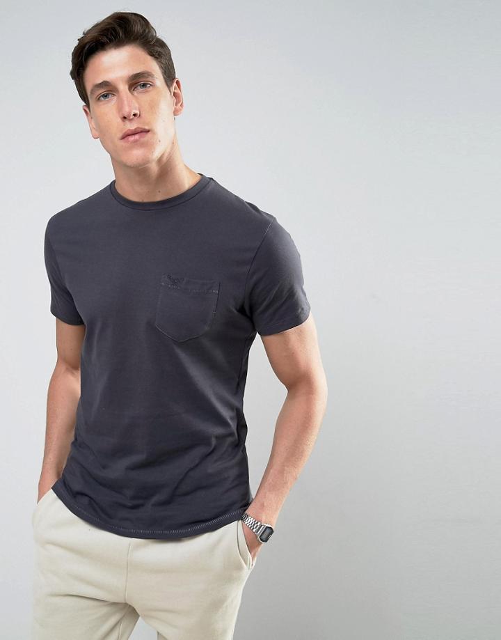 Threadbare Pocket T-shirt - Gray