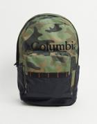 Columbia Zigzag 22l Backpack In Camo-green