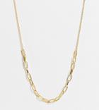 Designb London Curve Chain Necklace In Gold Plate