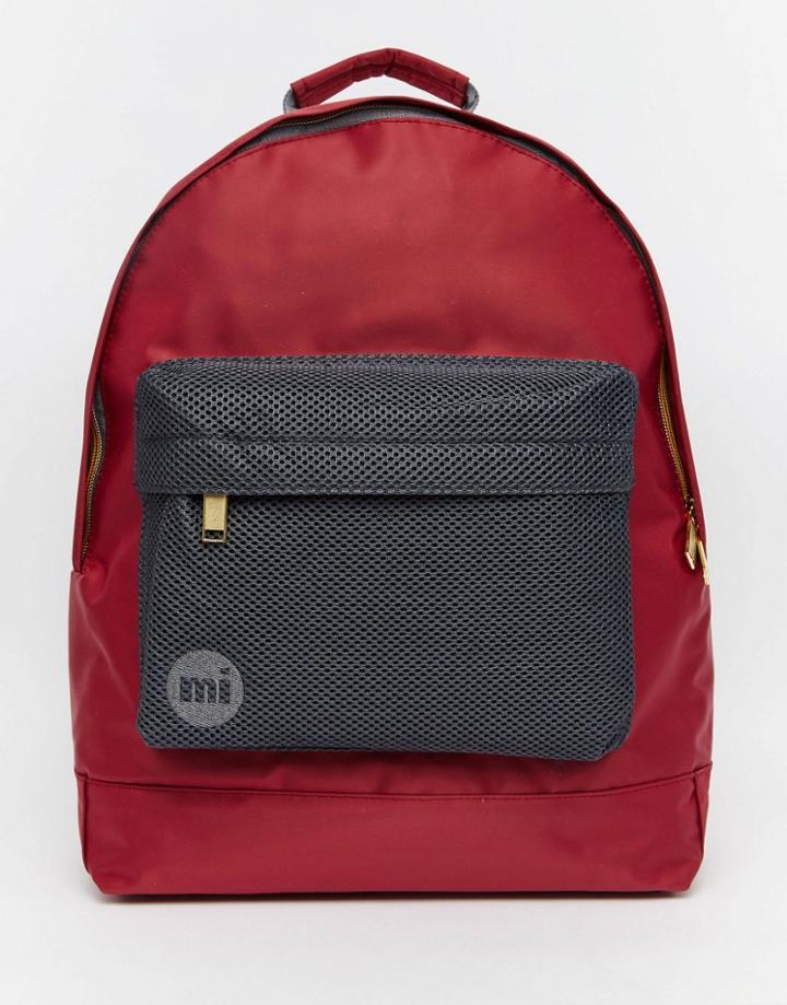 Mi-pac Satin Mesh Backpack - Red