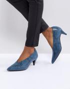 Gestuz Snake Skin Shoe - Blue