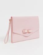 Ted Baker Cersei Patent Envelope Clutch - Pink