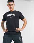 Nike Training Hwpo Graphic T-shirt In Black