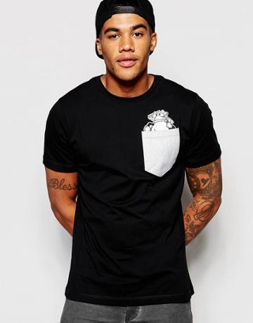 Cheats & Thieves Pocket T-shirt Money Bags - Beige