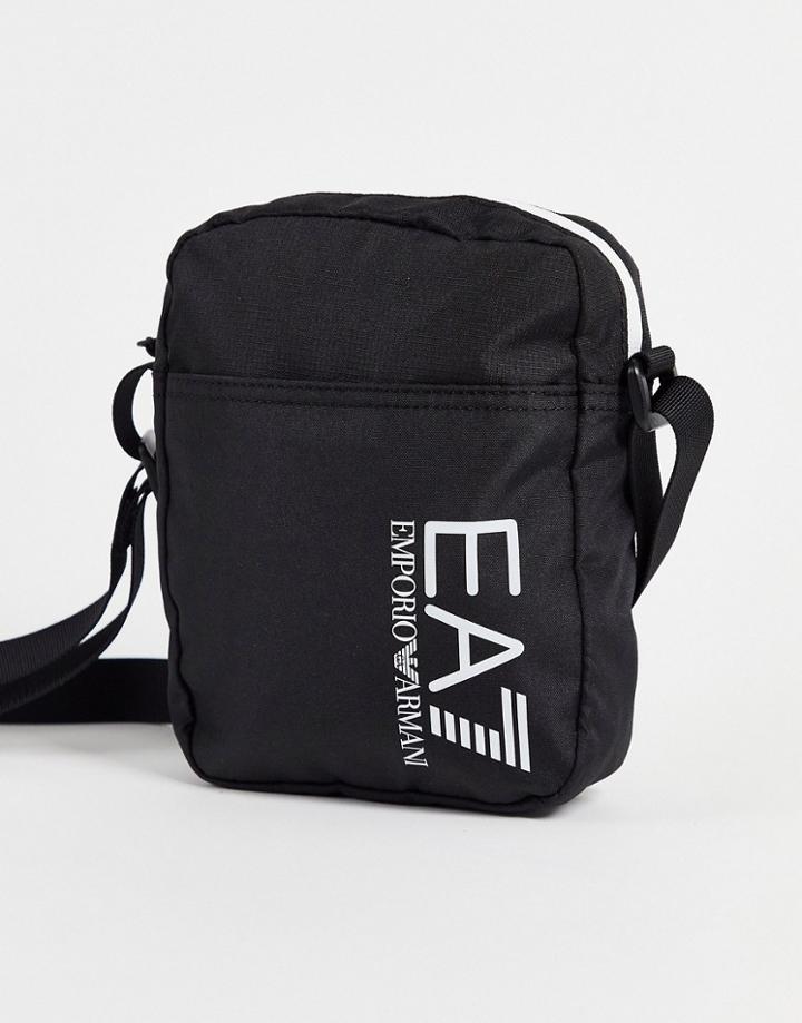 Armani Ea7 Train Core Mini Logo Pouch Bag In Black