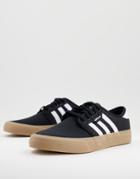 Adidas Originals Seely Sneakers In Black And White With Contrast Sole