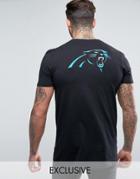 Majestic Panthers Longline T-shirt Exclusive To Asos - Black