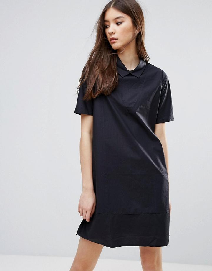 Adpt Cord Shirt Dress - Navy