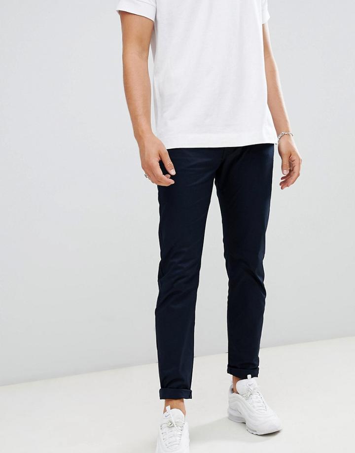Armani Exchange J13 Slim Fit 5 Pocket Gabardine Stretch Pants In Navy - Navy