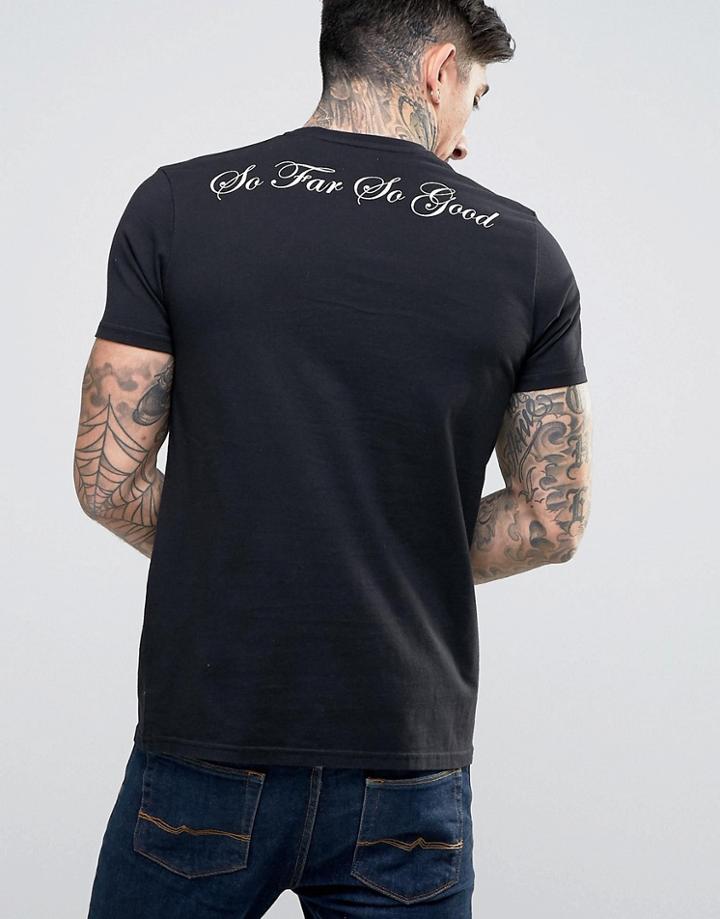 Edwin So Far So Good T-shirt - Black