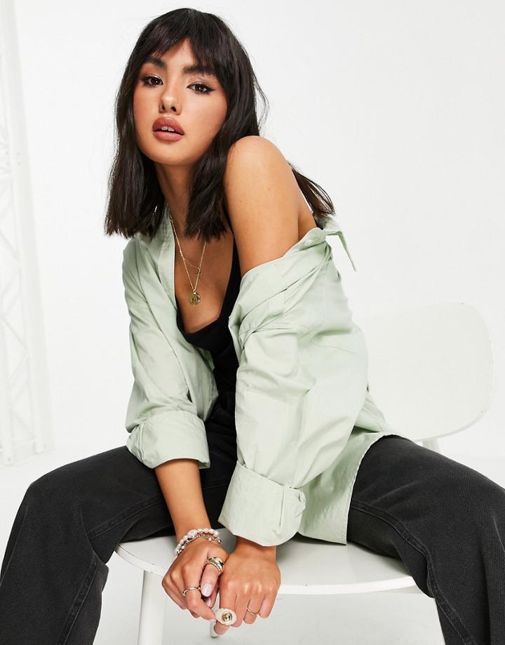 Cotton: On Dad Shirt In Mint-green