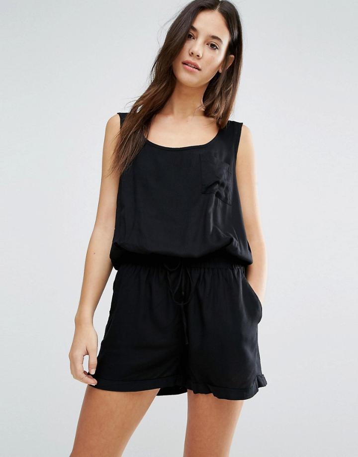 Only Geggo Sleeveless Romper - Black