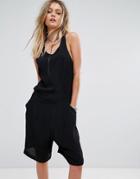 Religion Noize Romper - Black