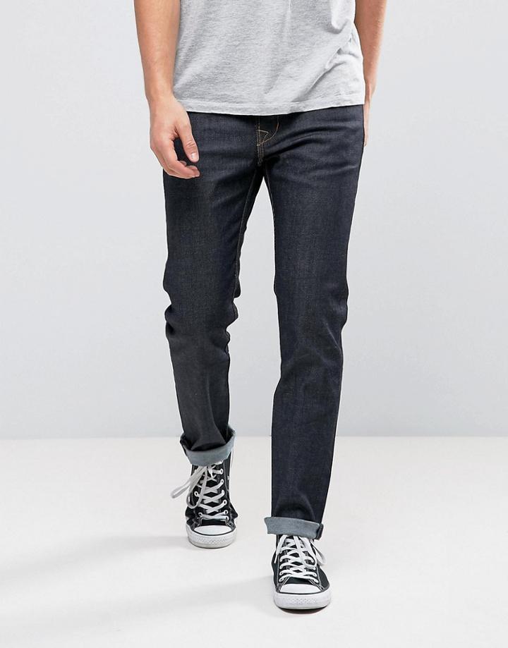 Wesc Eddy Slim Fit Jeans In Raw Blue - Blue