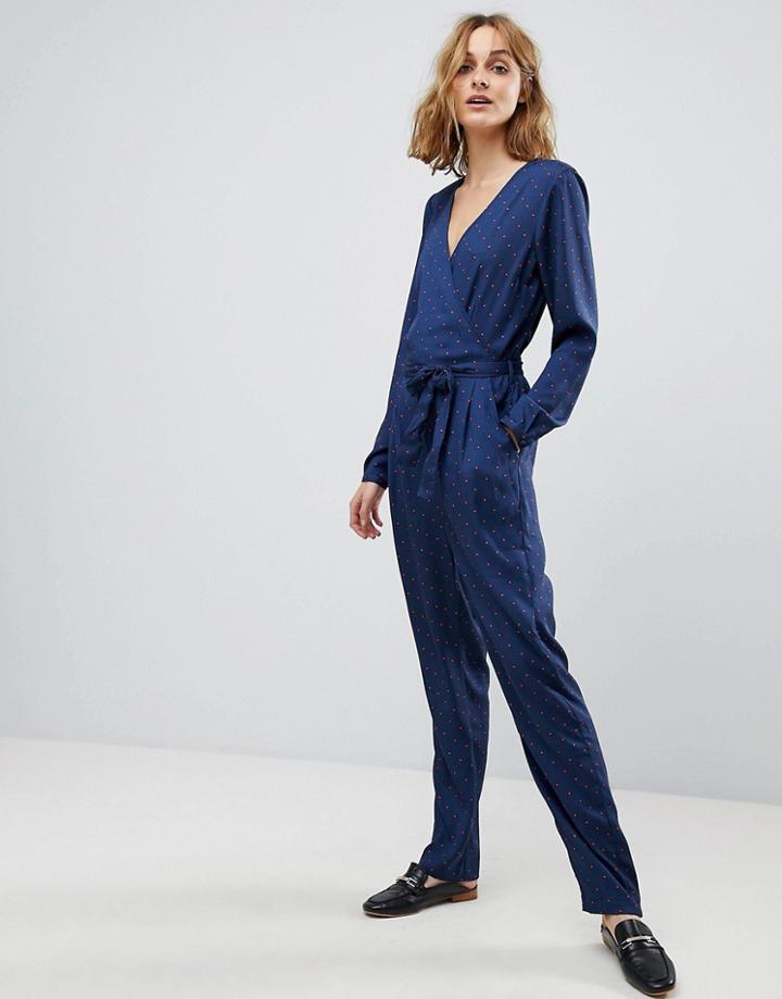 Vero Moda Spot Jumpsuit - Blue