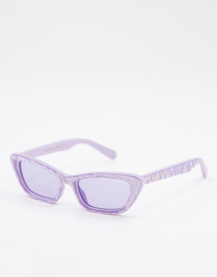 Marc Jacobs 499/s Slim Line Cat Eye Sunglasses-purple