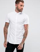 11 Degrees Muscle Shirt In White - White