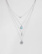 Ashiana Multi Layered Festival Necklace With Dream Pendant