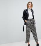 Y.a.s Tall Sunia Ditsy Floral Print Wide Leg Pants - Brown