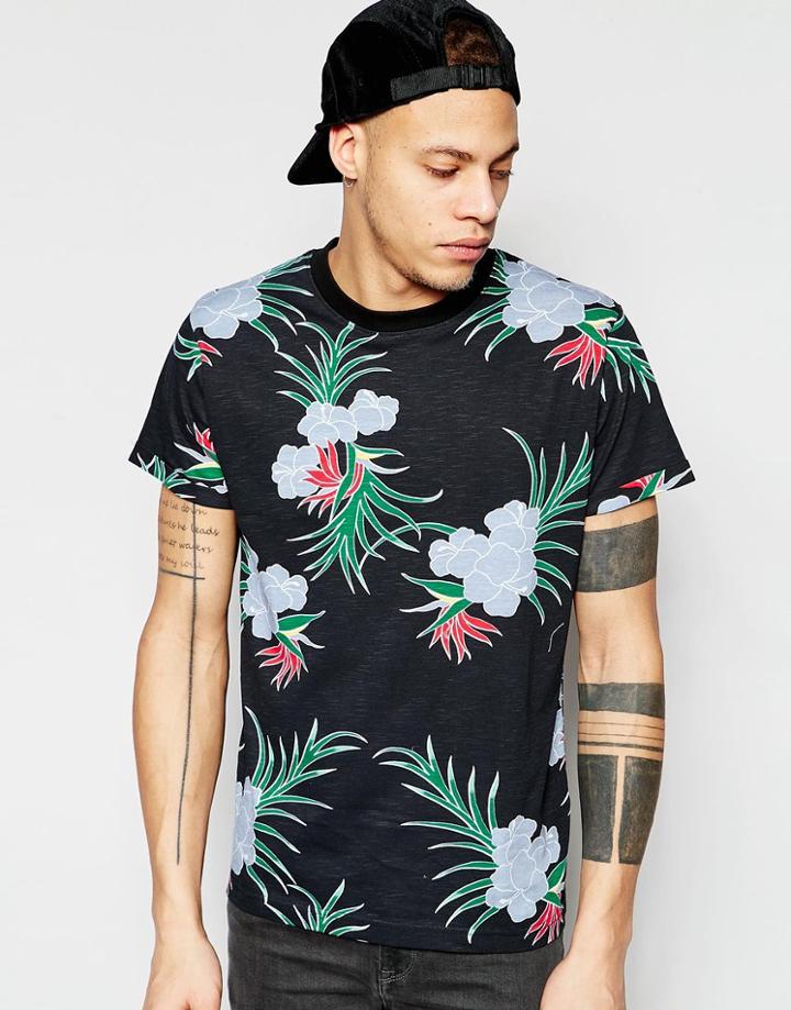 D-struct Tropical Reverse T-shirt - Black