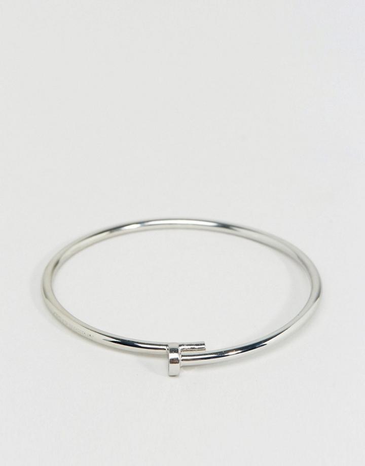 Cheap Monday Nailed Bangle Bracelet In Silver - Silver