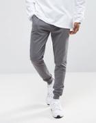 Night Addict Embroidered Logo Slim Fit Joggers - Gray