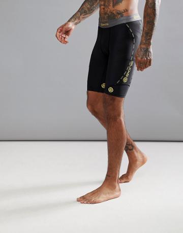 Skins Dnamic Half Compression Tights In Black Da99050029001 - Black