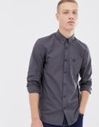 Fred Perry Classic Oxford Shirt In Gray - Gray